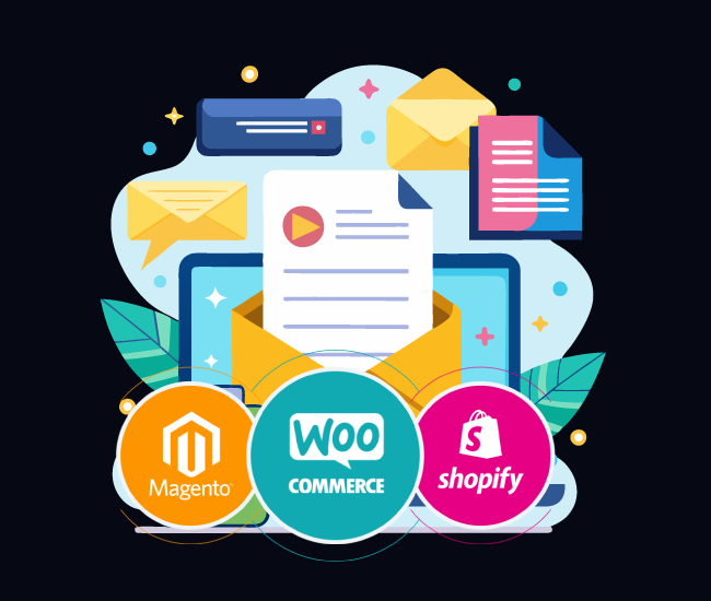 Get Ahead of Your Competitors! Specialized Email Marketing for Shopify, WooCommerce, & Magento Stores